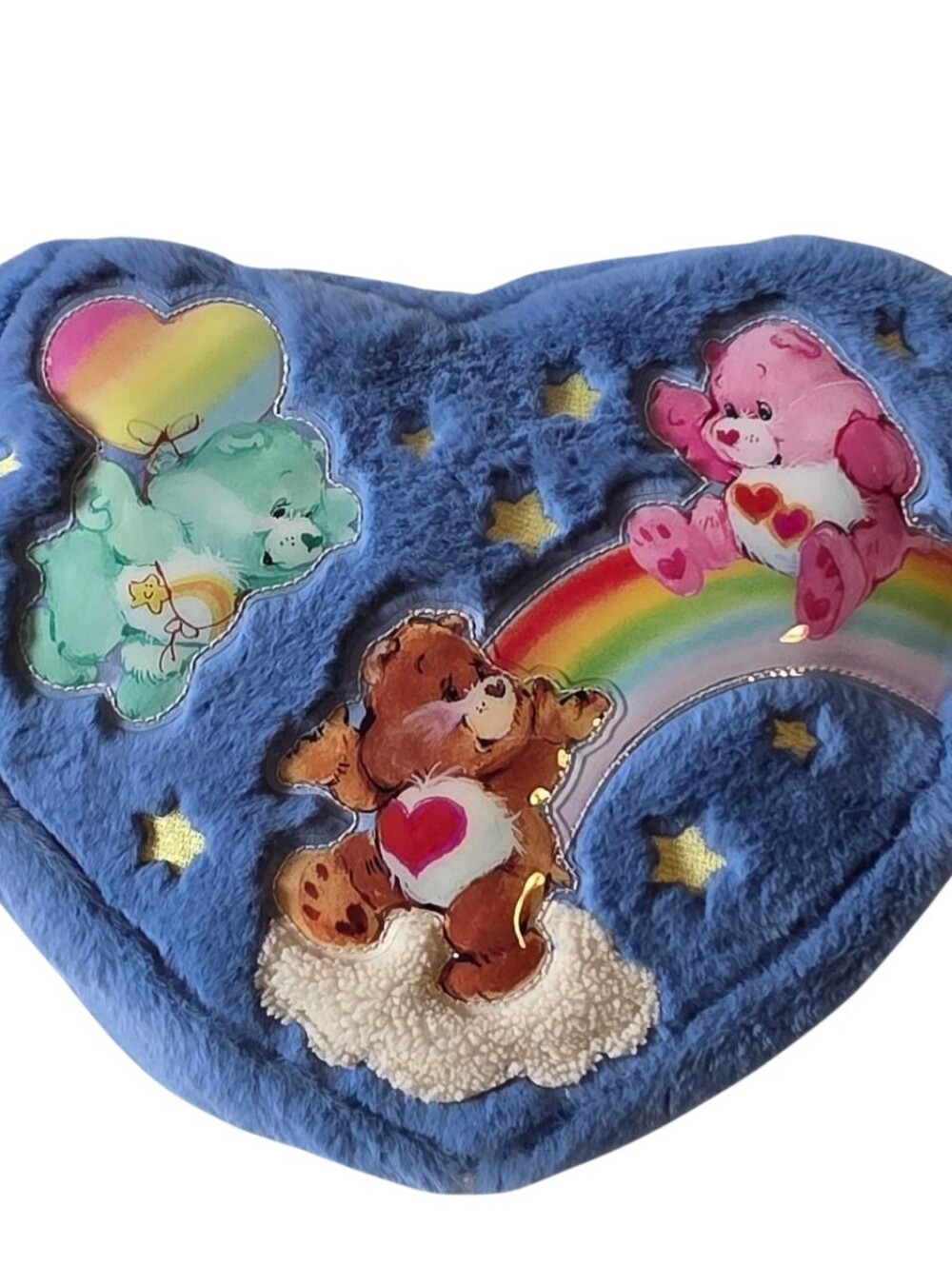 Dollskill x Carebears Lotsa heart hoodie backpack in blue - Picture 3 of 6
